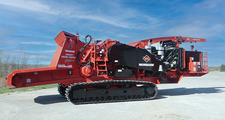 50/48 Track Whole Tree Drum Chipper
