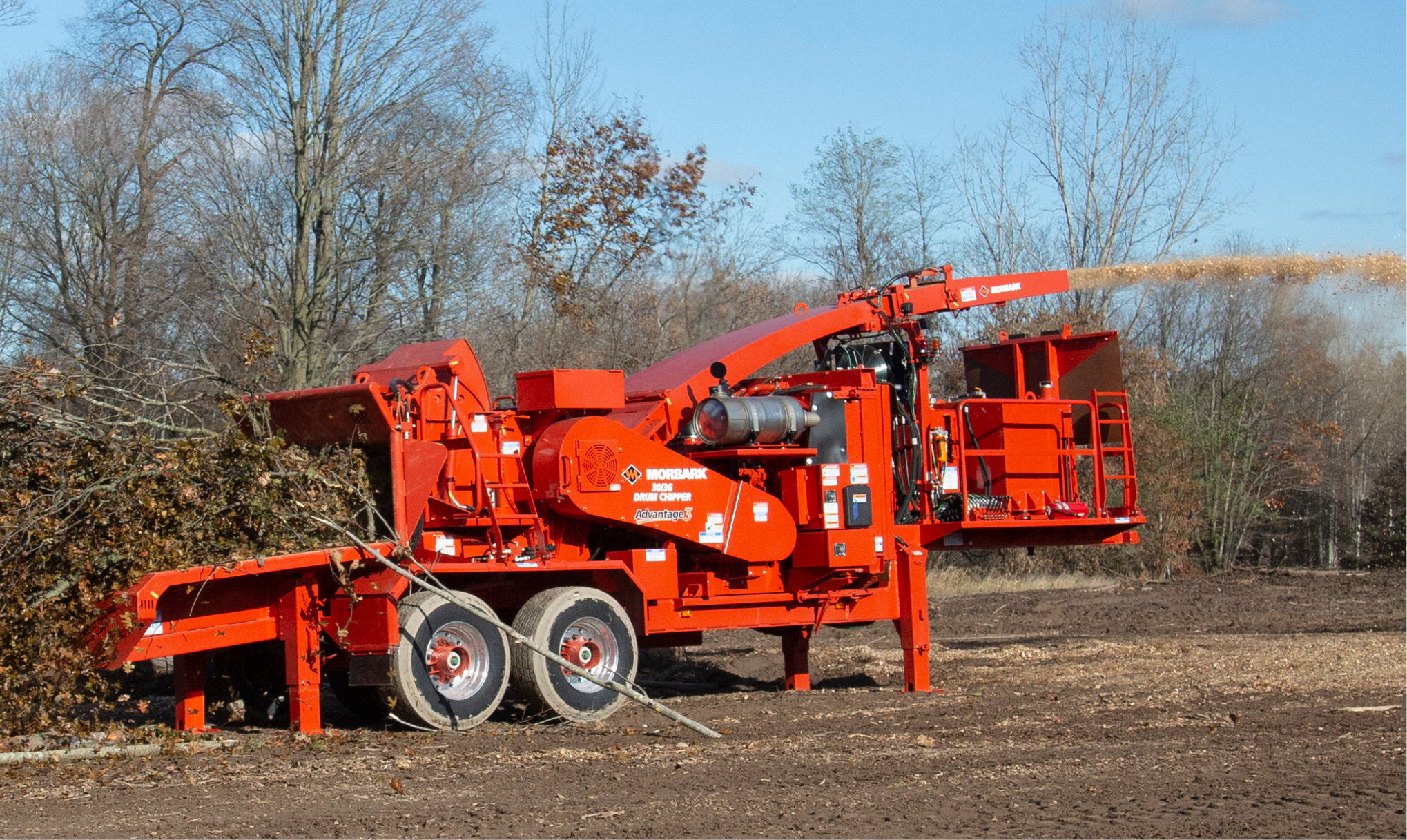 30/36 Whole Tree Drum Chipper