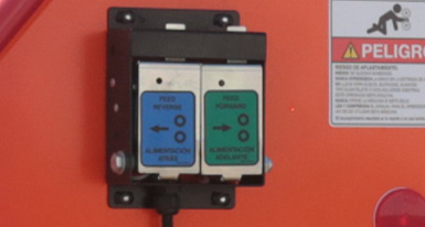 TW 280PHB Infeed Mounted Control Panels